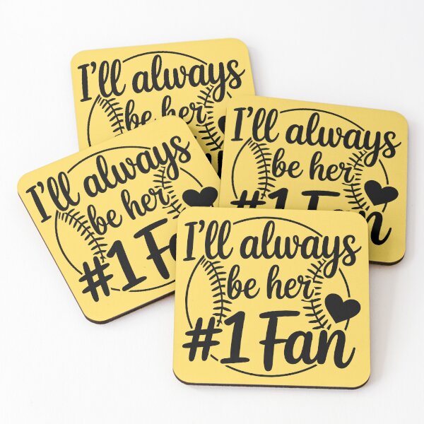 Item preview, I'll Always Be Her #1 Fan Softball Quote designed and sold by theartfulaspie.