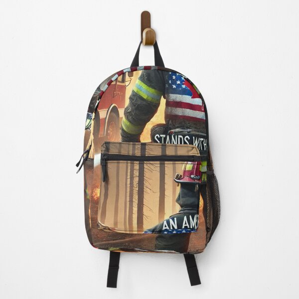 Item preview, An American Firefighter Stands with Canada designed and sold by MySheetMusicArt.