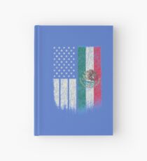Mexican American Patriot Mexican American Flag Hardcover Journal