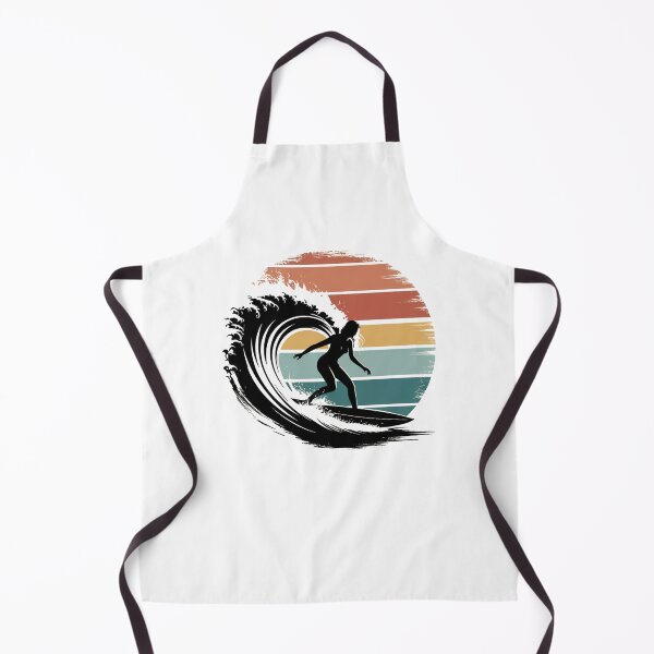 Item preview, Trendy Vintage Retro Girl Surfing Beach Summer Vacation Surfer ,Surfboard Surfing designed and sold by SOUFIANE1991.