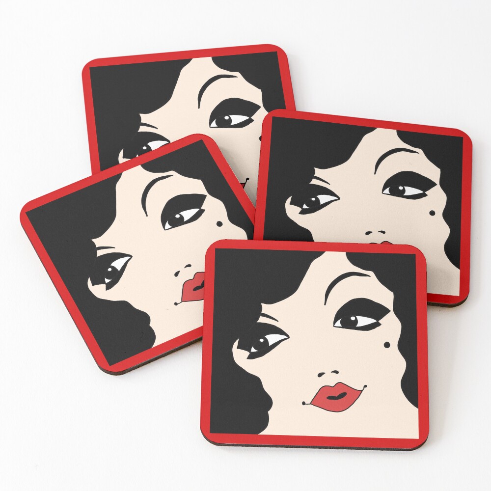Item preview, Coasters (Set of 4) designed and sold by OffbeatMoon.
