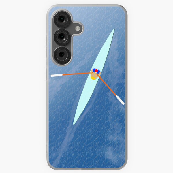 Item preview, Single Sculler Rowing – Dynamic Water Reflection & Stroke Motion Art designed and sold by Michael van der Hoorn.