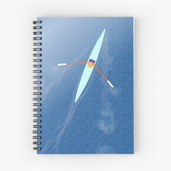 Item preview, Single Sculler Rowing – Dynamic Water Reflection & Stroke Motion Art designed and sold by Michael van der Hoorn.