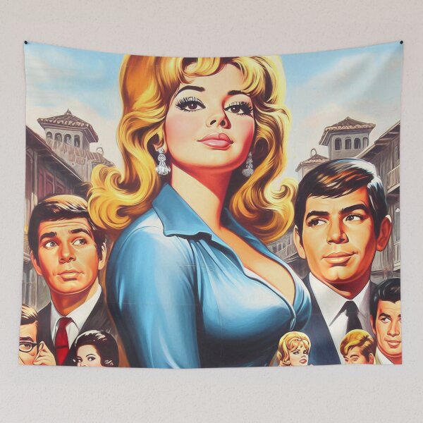 Item preview, Retro Blonde Pin-up designed and sold by PulpVintage.