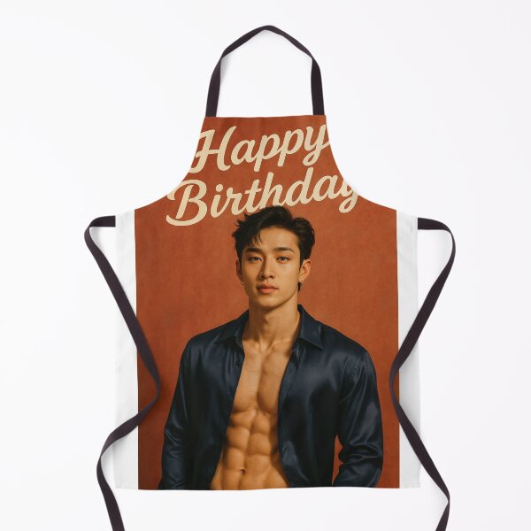 Item preview, Bang Chan of Stray Kids Shirtless Birthday Greeting designed and sold by Aryabek.