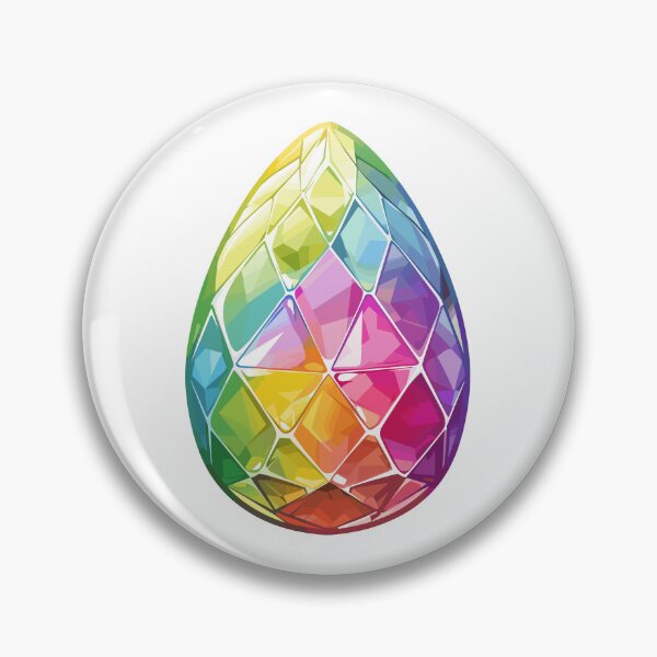 Item preview, Easter Egg Rainbow shining diamond designed and sold by MaveArts.