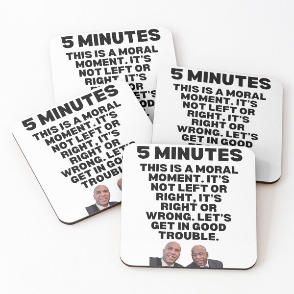 Item preview, Cory Booker and John Lewis Good Trouble 25 hours 5 minutes speech designed and sold by gillys.