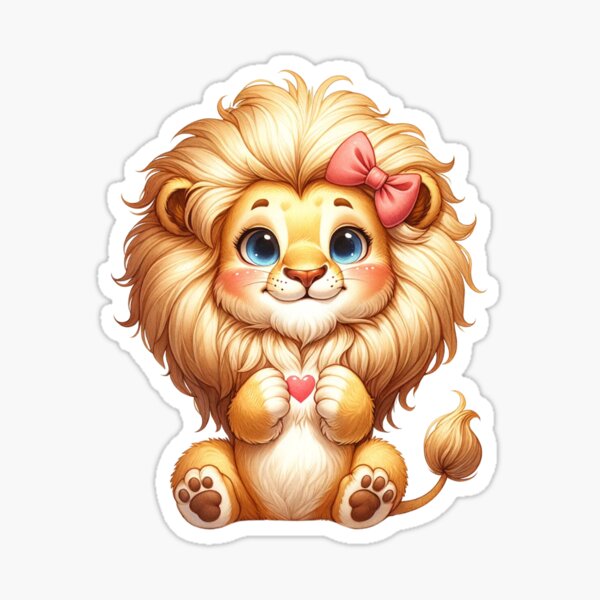 Item preview, Female lion, Cute lion, lion designed and sold by LissethsWorld.