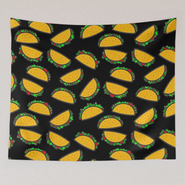 Item preview, texmex black taco tuesday mexican food designed and sold by Gossip Rag.