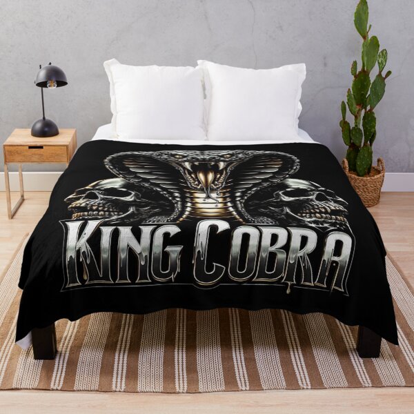 Item preview, King Cobra Skull Reign – Skulls Metal Artwork designed and sold by DeimosArtIntl.