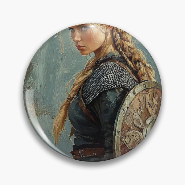 Item preview, Viking Shieldmaiden designed and sold by ArtNouveauChic.