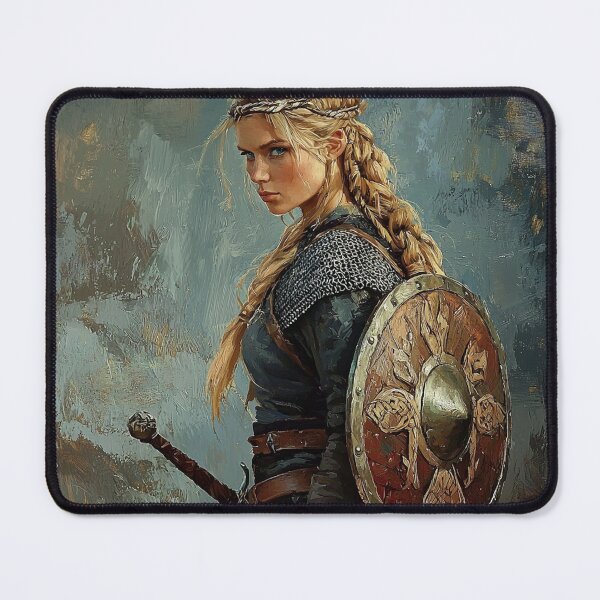 Item preview, Viking Shieldmaiden designed and sold by ArtNouveauChic.
