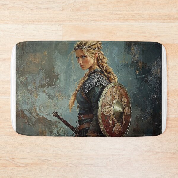 Item preview, Viking Shieldmaiden designed and sold by ArtNouveauChic.