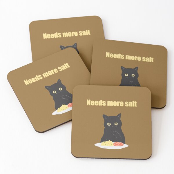 Item preview, Mischievous cat art : Needs more salt Brown version designed and sold by TheGrandLordCat.