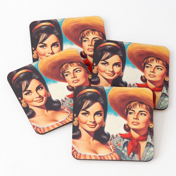 Item preview, Retro Cowgirls designed and sold by PulpVintage.