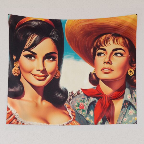 Item preview, Retro Cowgirls designed and sold by PulpVintage.