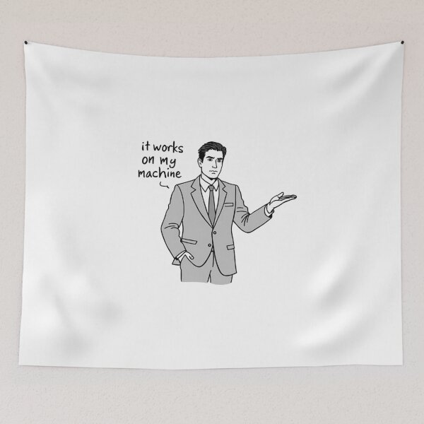 Item preview, It Works On My Machine - Coding humor, Funny Tech designed and sold by HEI DesignPartners.