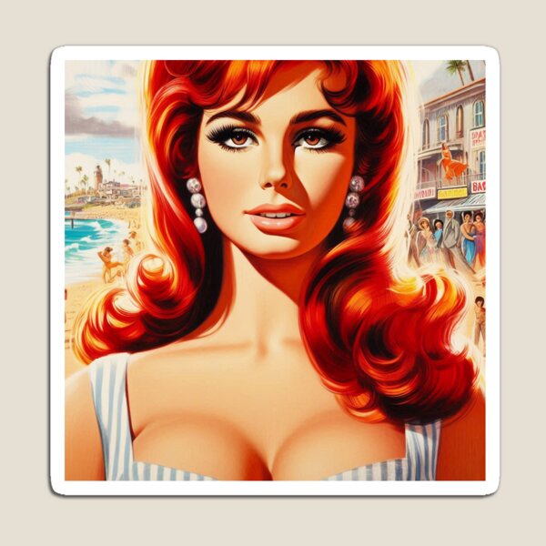 Item preview, Vintage Sexy Girl designed and sold by PulpVintage.