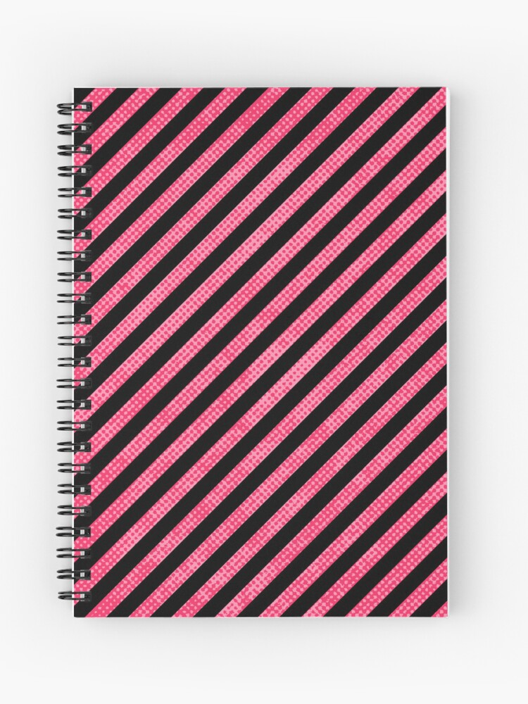 Thumbnail 1 of 3, Journal, Black And Pink Grunge Aesthetic Notebook designed and sold by K9ish.