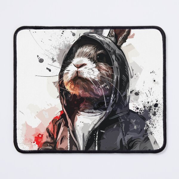Item preview, bunny design in lightning and cool position designed and sold by MaveArts.
