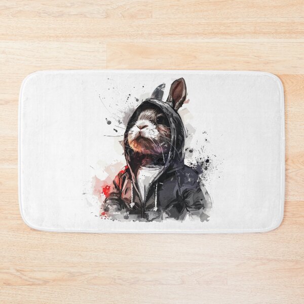 Item preview, bunny design in lightning and cool position designed and sold by MaveArts.