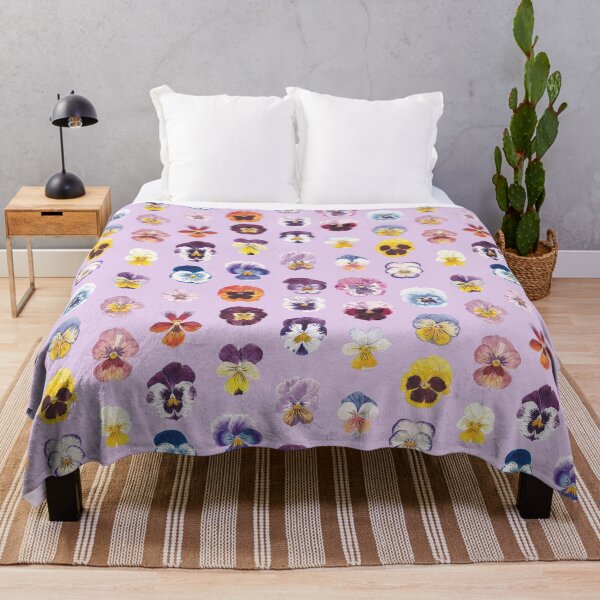 Item preview, PANSIES POSTER - light purple designed and sold by BEATRIZ ABAITUA.