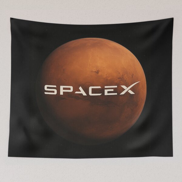 Item preview, spacex logo designed and sold by TEEJAMBOREE.