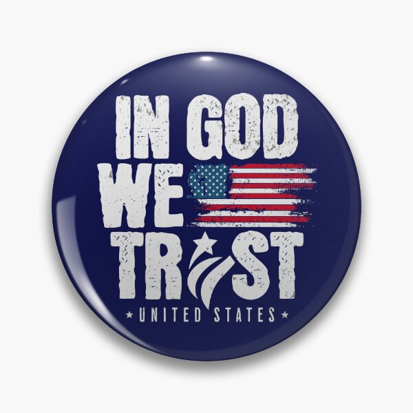 Item preview, In God We Trust – American Flag Patriotic USA Freedom Tee designed and sold by DAMOTAmagazine.