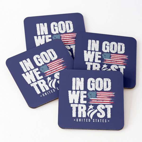 Item preview, In God We Trust – American Flag Patriotic USA Freedom Tee designed and sold by DAMOTAmagazine.
