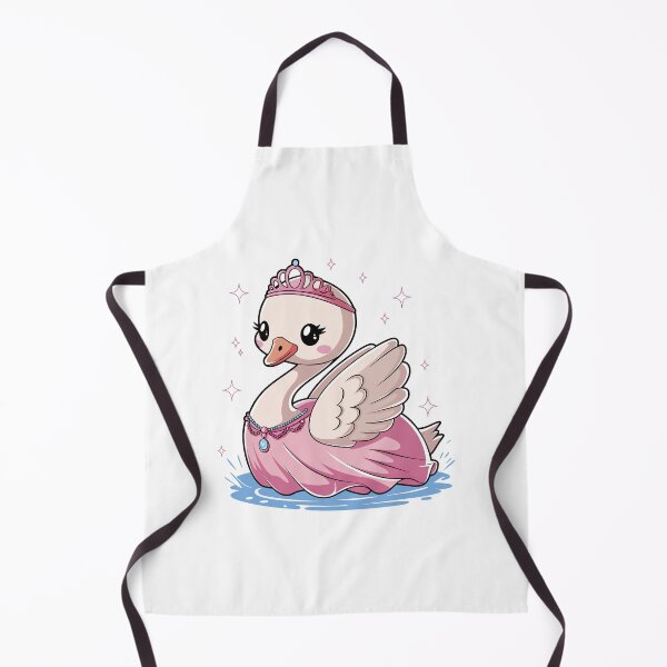Item preview, Princess Swan - Elegant Kawaii Bird in Pink Dress designed and sold by WildlifeInc.
