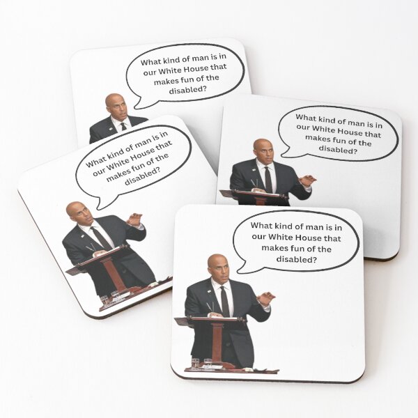 Item preview, Cory Booker Marathon Speech Quote About Trump designed and sold by gillys.