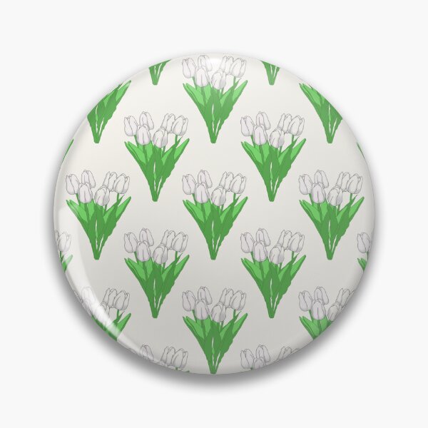 Item preview, White Tulip Bouquet Pattern designed and sold by Acaruso167.