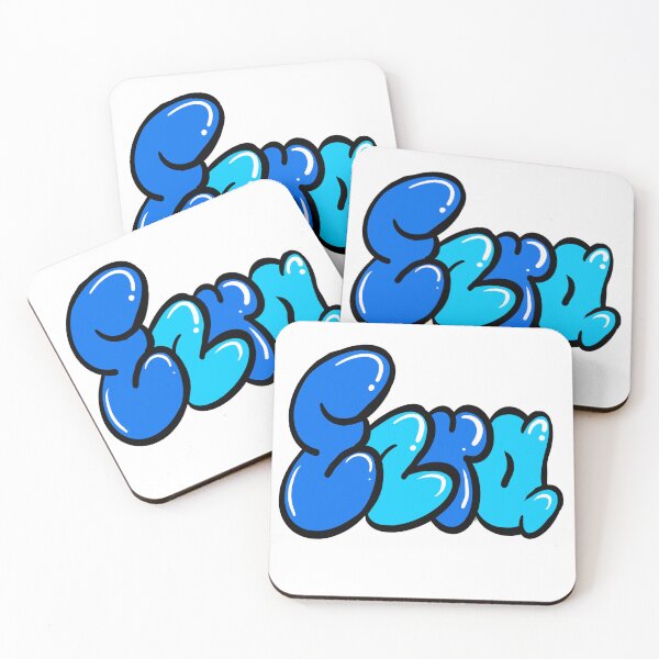 Item preview, Ezra name in blue graffiti calligraphy Top 10 best personalized gifts for boys Ezra designed and sold by Artonmytee.