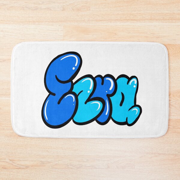 Item preview, Ezra name in blue graffiti calligraphy Top 10 best personalized gifts for boys Ezra designed and sold by Artonmytee.
