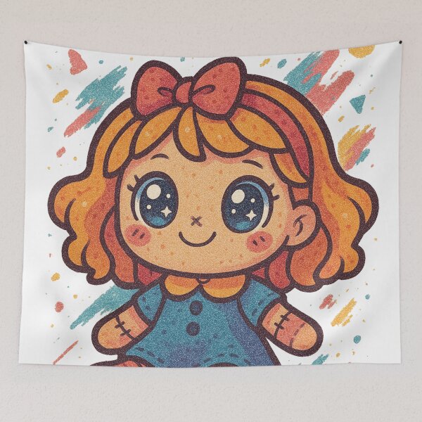 Item preview, Lovely Vintage Kawaii Doll designed and sold by JonelleTshirts.