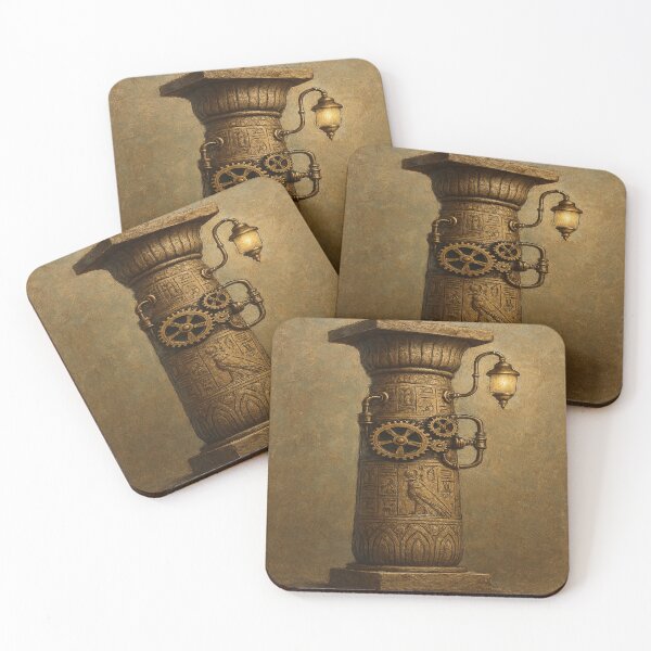 Item preview, The Pillar of Time, a fusion of Egyptian and steampunk designed and sold by VidyoeDesigns67.