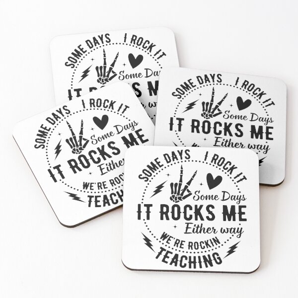 Item preview, Some Days I Rock It Some Days It Rocks Me Either Way We're Rockin Teaching designed and sold by Alberto Dominguez.