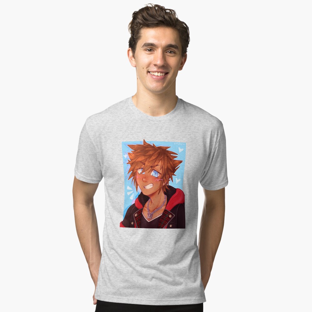 Vista previa del artículo con la obra «Camiseta de tejido mixto», diseñado y vendido por ebony-rose.