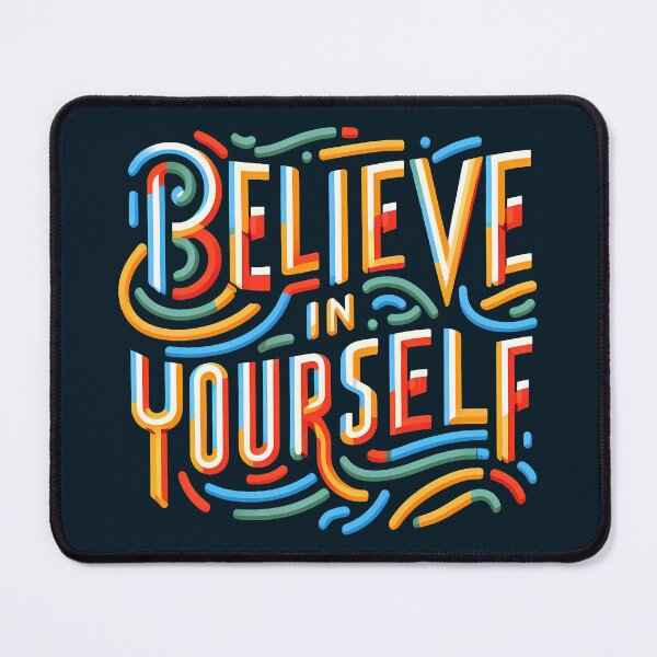 Item preview, Believe in Yourself, typography designed and sold by maxmaj.