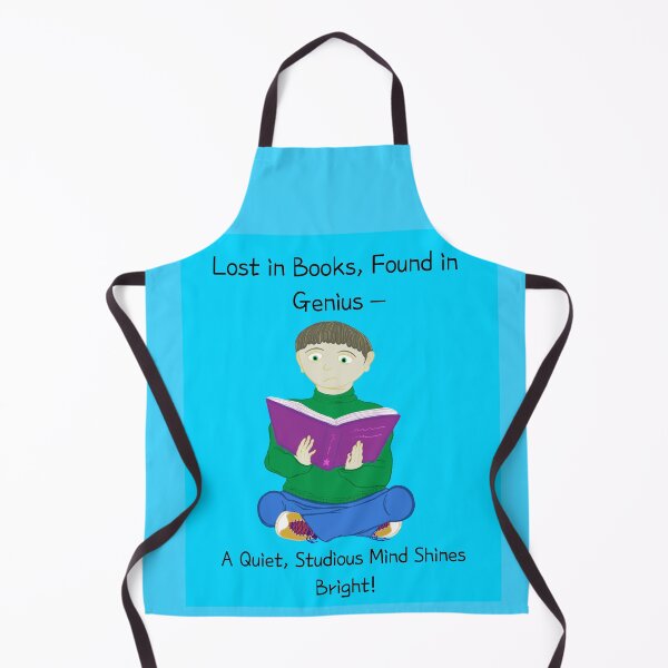 Item preview, Lost in Books, Found in Genius – A Quiet, Studious Mind Shines Bright! designed and sold by Sibyl-Arts.
