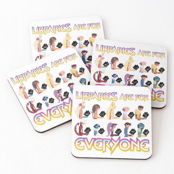 Item preview,  She-Ra Library Icons - Libraries Are For Everyone (outlined) designed and sold by PunkBookJockey.