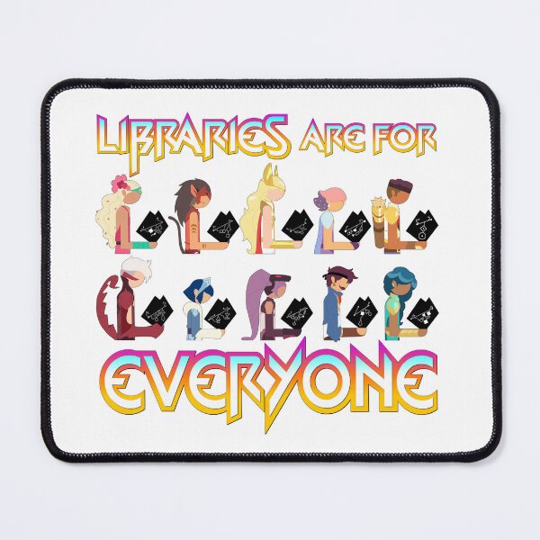Item preview, She-Ra Library Icons - Libraries Are For Everyone (outlined) designed and sold by PunkBookJockey.