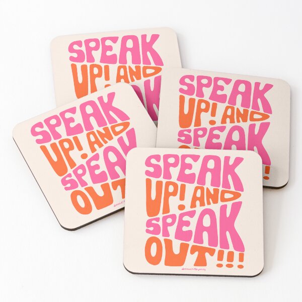 Item preview, Speak Up and Speak Out! designed and sold by doodlebymeg.