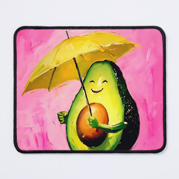 Item preview, Avocado with Umbrella – Playful & Artistic Design designed and sold by Dino-Lune.