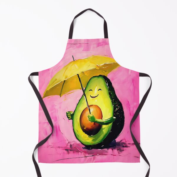 Item preview, Avocado with Umbrella – Playful & Artistic Design designed and sold by Dino-Lune.