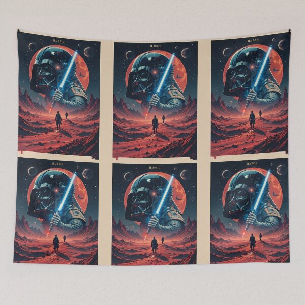 Item preview, Pop Art Star Wars Dark Galactic Art  designed and sold by ART ATTACK ZONE.