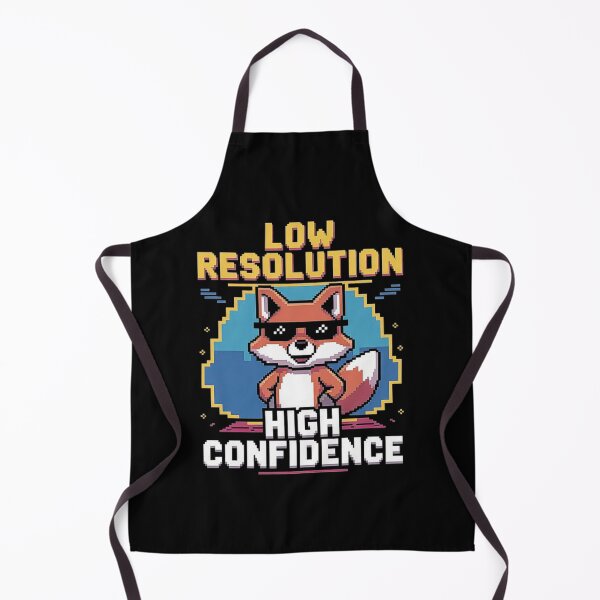 Item preview, Pixel Art Fox - Low Resolution High Confidence Gamer Design designed and sold by love3617.