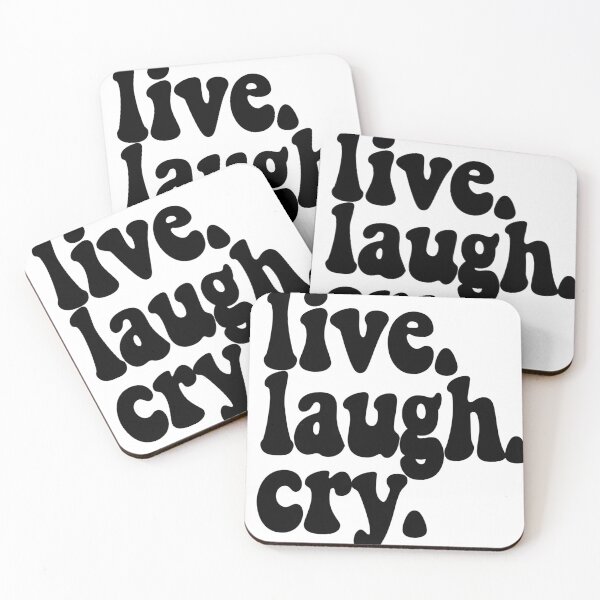 Item preview, Live Laugh Cry, funny crewneck designed and sold by disorderlydiva.