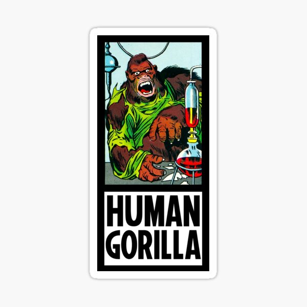 Vista previa del artículo con la obra «Logotipo de Human Gorilla Creations», diseñado y vendido por The NTAB Commissary.