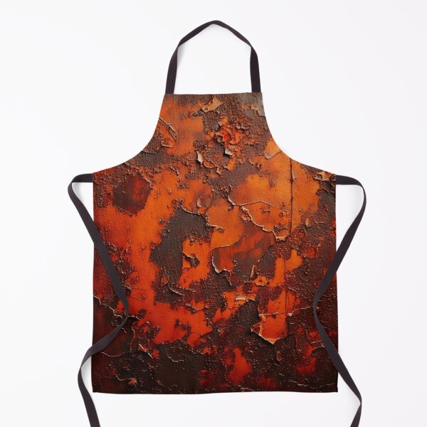 Item preview, Warm rusty texture industrial Gothic Abstract Art dystopian designed and sold by CattlettArt.